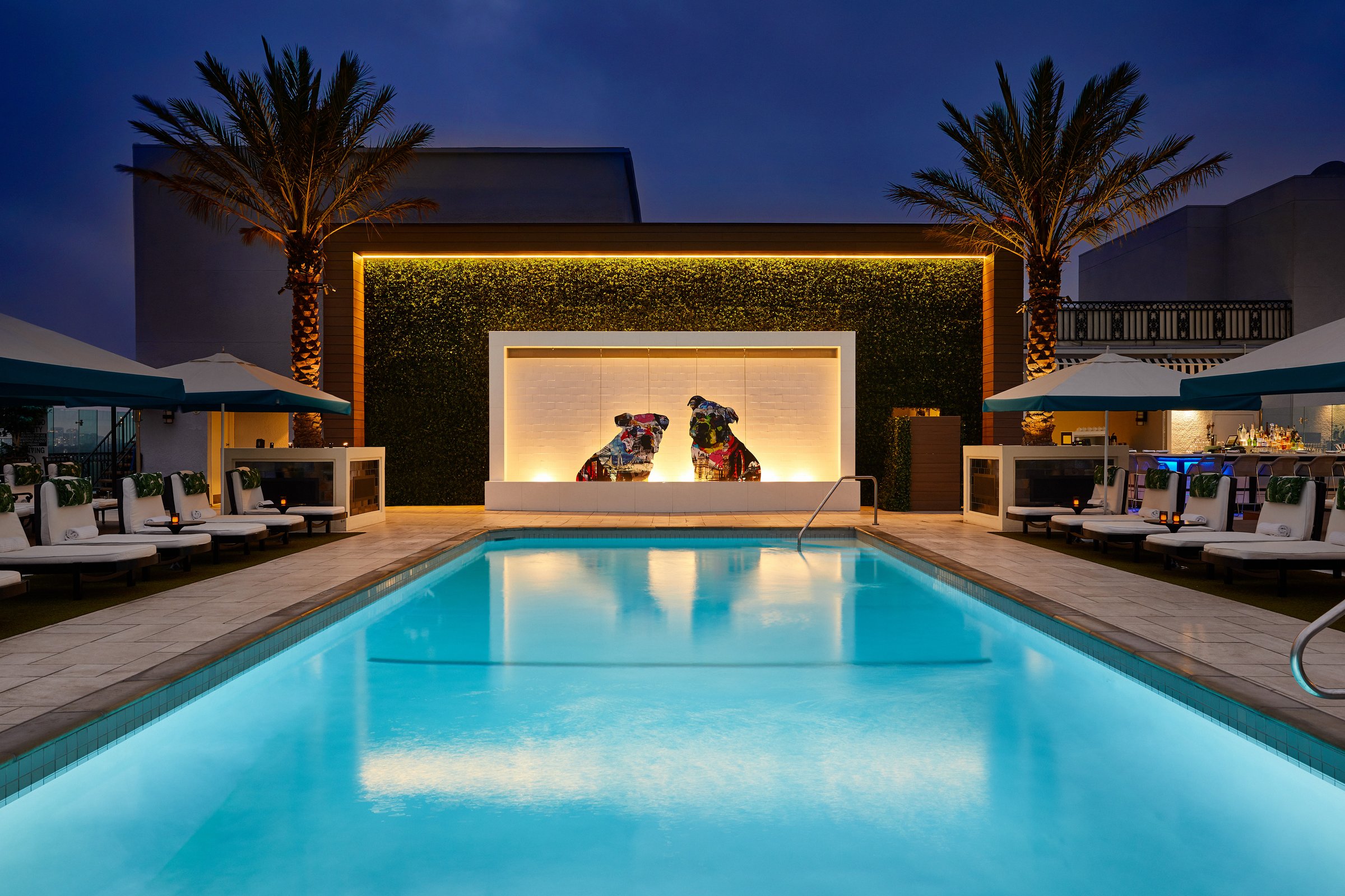 Rooftop pool — The London West Hollywood